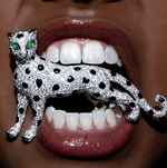 Gif animé bouche chien